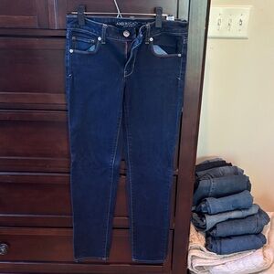 American Eagle Outfitters Women's Navy Skinny Jeans